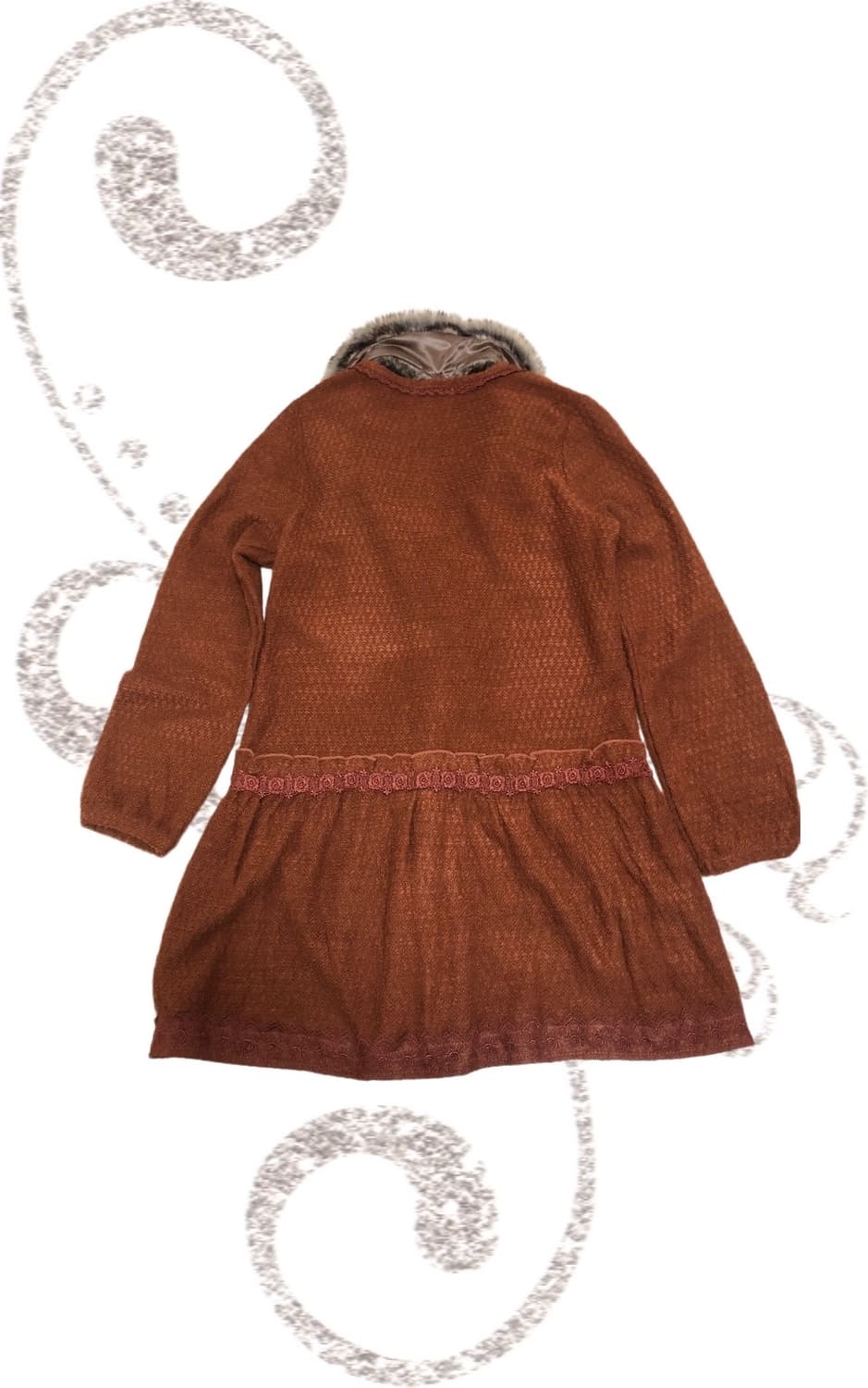 {axes femme} Brown Fur Dreeessss 상품이미지2