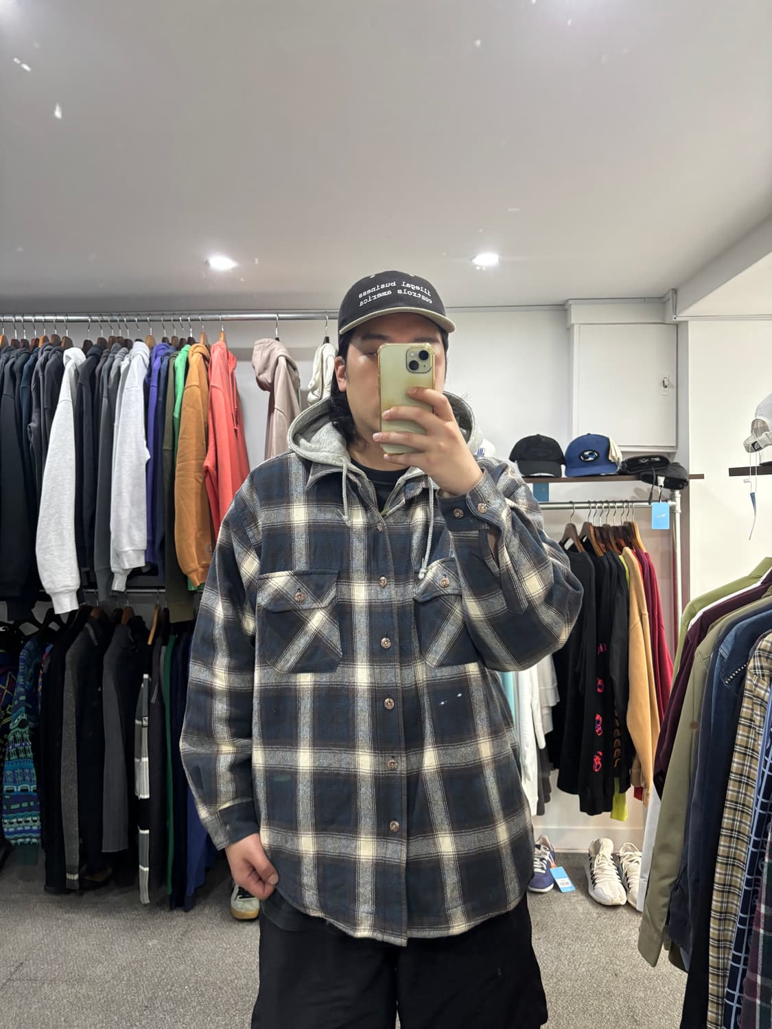 필드앤스트림 플란넬 후드 셔츠 자켓 상품이미지6