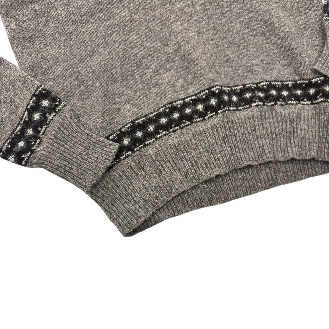 MACKINTOSH PHILOSOPHY 노르딕 울 니트 스웨터 그레이 상품이미지4