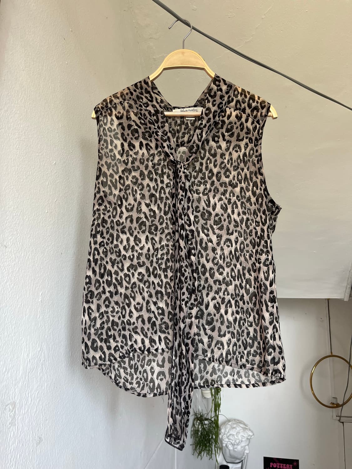 호피 나시 블라우스 ❤️ 상품이미지1