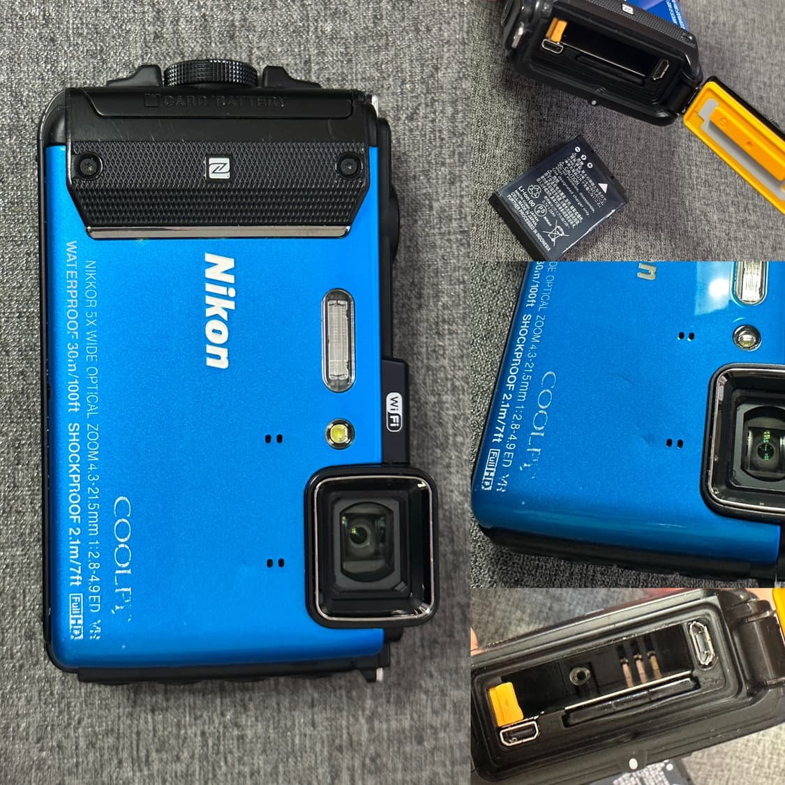 감성디카💙니콘 쿨픽스 AW130 (aw100) 박스셋 +한국어지원 상품이미지2