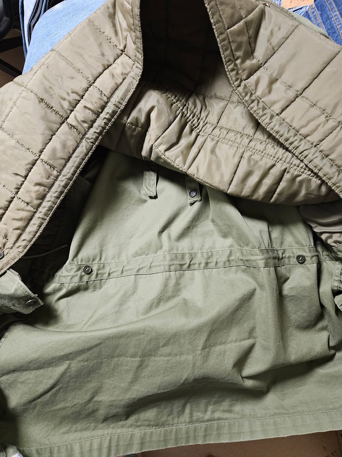 90s 이탈리아군 야상 내피 포함 필드자켓 밀리터리 상품이미지4