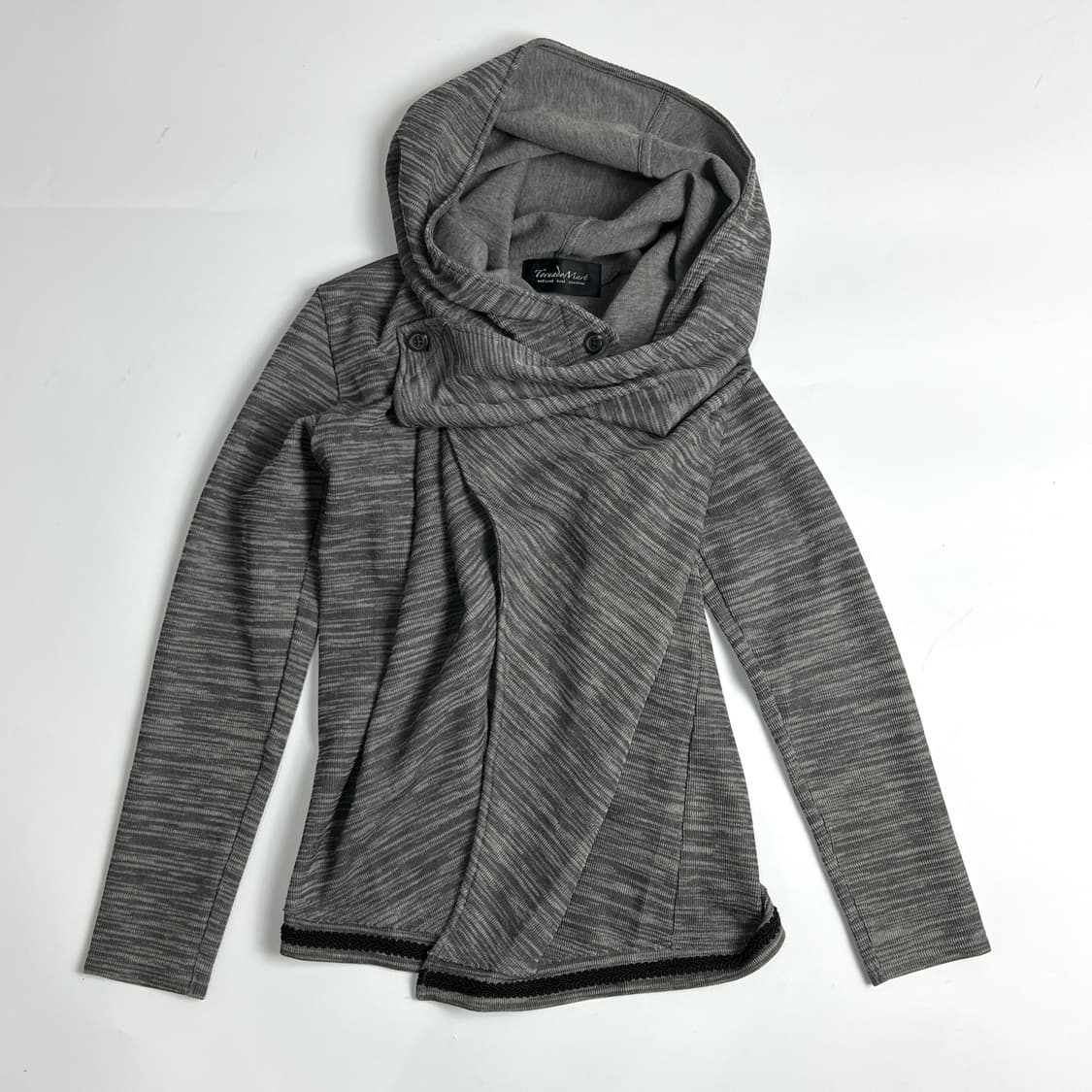 토네이도 마트 드레이프넥 후드 가디건 상품이미지7