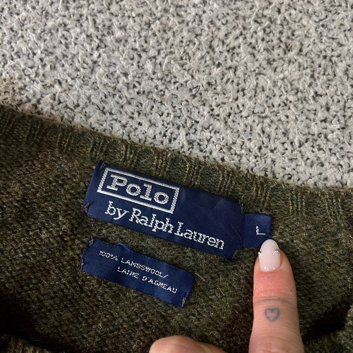 폴로 랄프로렌 렘스울 포니 니트 상품이미지3
