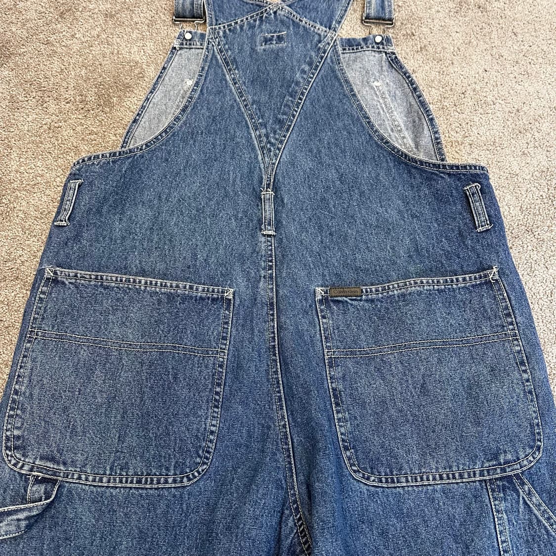 캘빈클라인 중청 데님 카펜터 오버롤L 상품이미지9