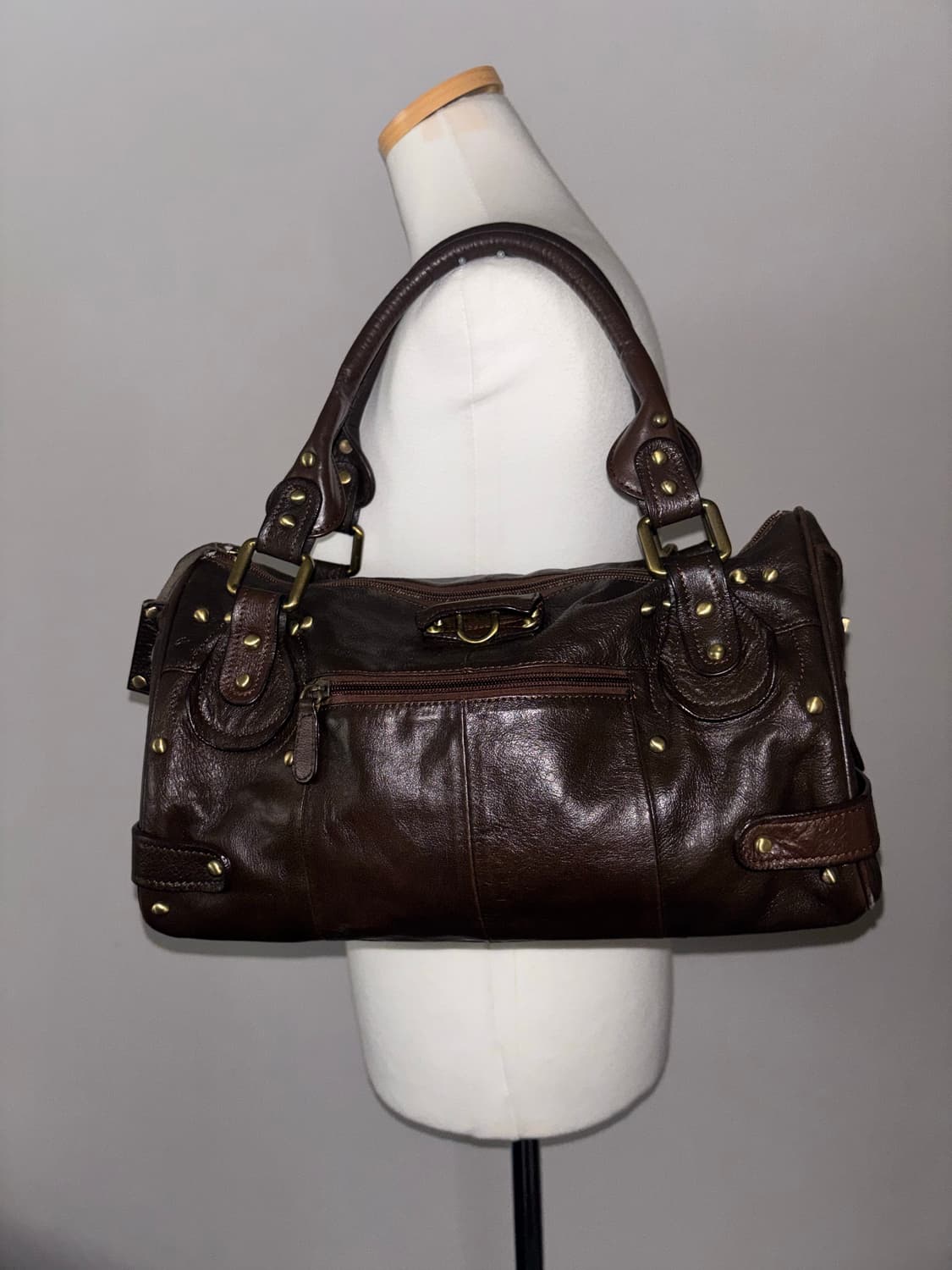 Vintage brown shoulder bag 상품이미지2