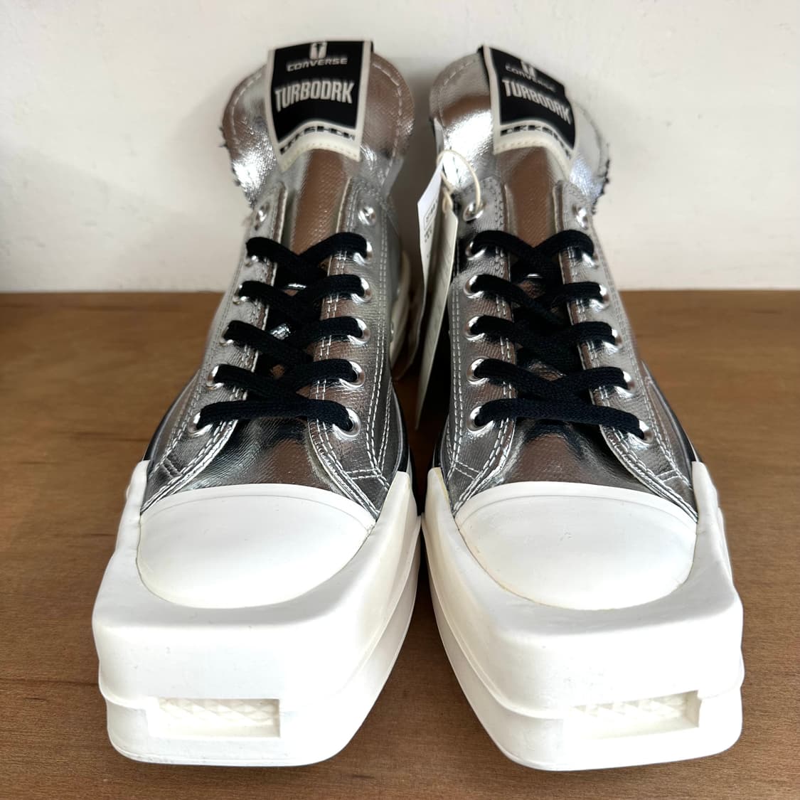 릭오웬스 다크쉐도우 x 컨버스 터보 실버 상품이미지2