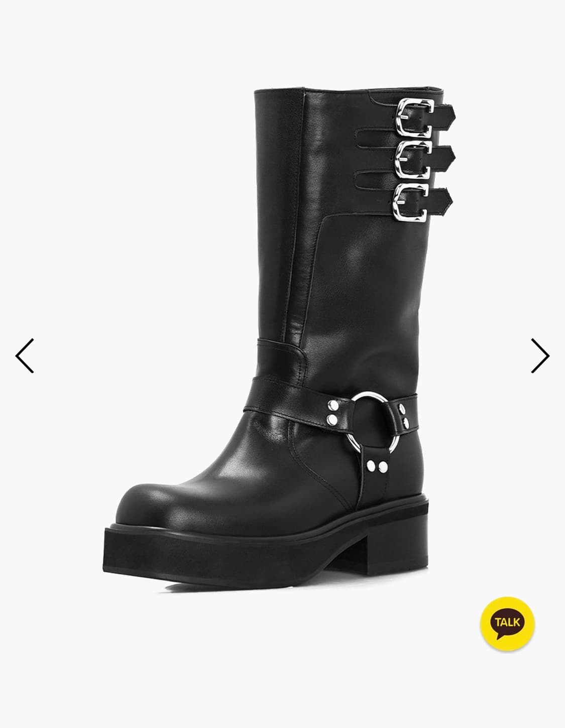 러프넥 620 세이디 바이커부츠 블랙 230 상품이미지2