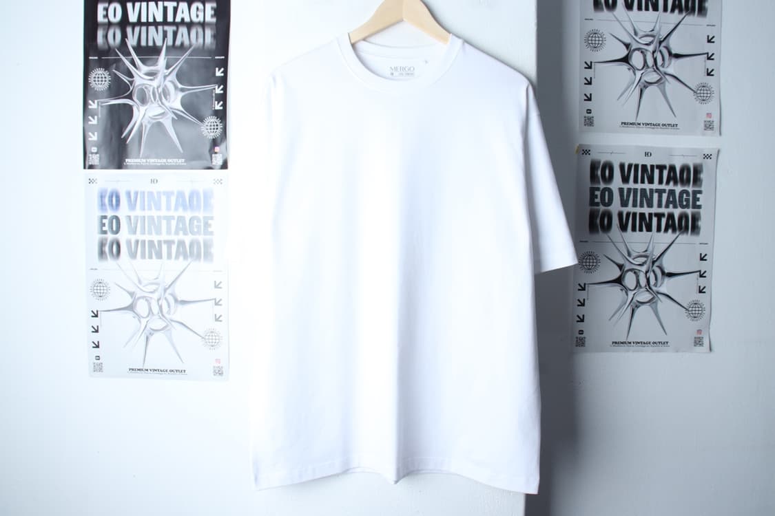 (L-XL) 메르고 반팔 티셔츠 화이트 무지 기본-H31390 상품이미지2