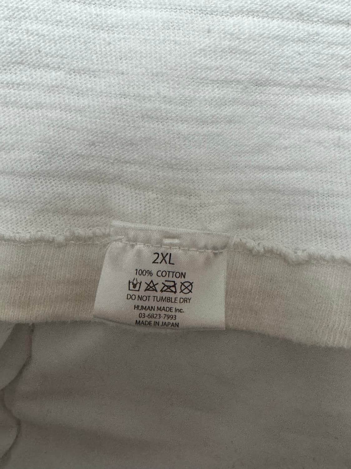 휴먼 메이드 그래픽 티셔츠 #6 화이트 상품이미지3