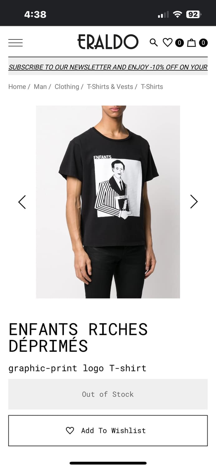 20ss erd enfants riches deprimes 이알디 티셔츠 상품이미지7