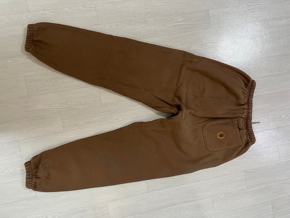 헤리티지플로스 스웨트팬츠 조거팬츠 브라운 스몰  상품이미지4