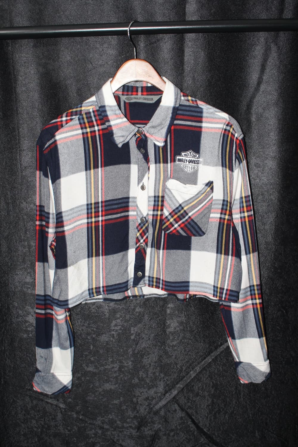 할리데이비슨 리메이크 크롭 셔츠 상품이미지3