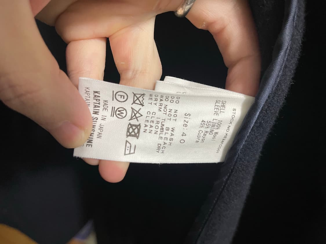 캡틴선샤인 24fw 트레블러 네이비 40 상품이미지2