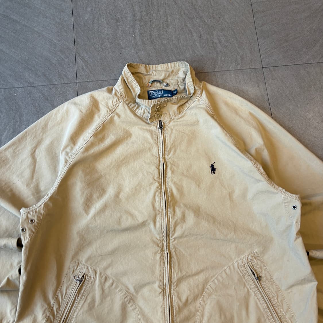 폴로 정품 베이지 트윌 코튼 자켓  상품이미지3