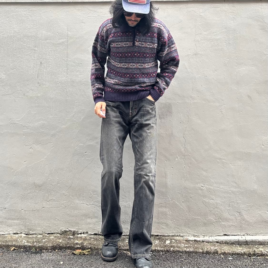 90년대 빈티지 베이커 스트리트 울 스웨터 상품이미지9