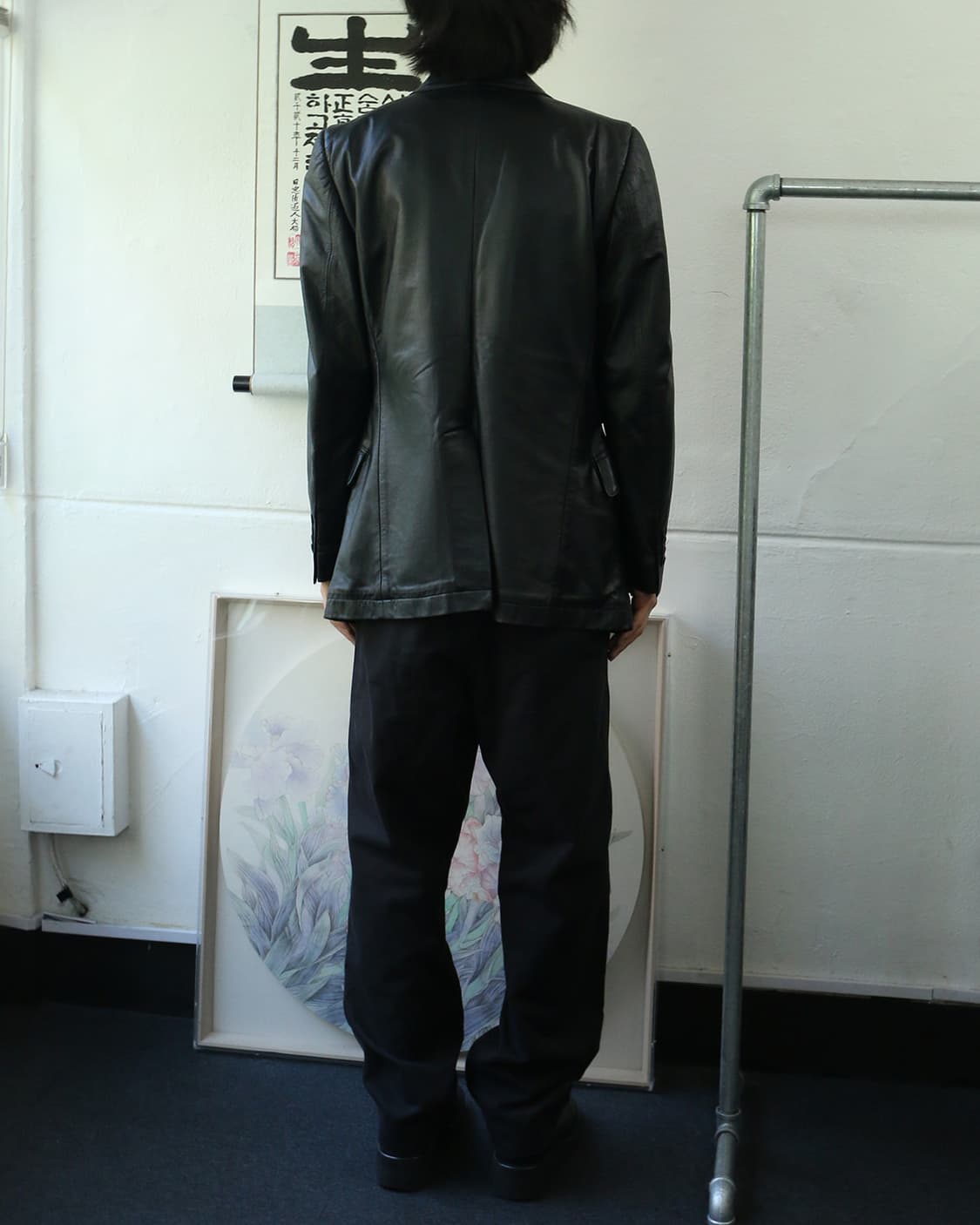 아이 준야 와타나베 맨 블랙 코튼팬츠 상품이미지3