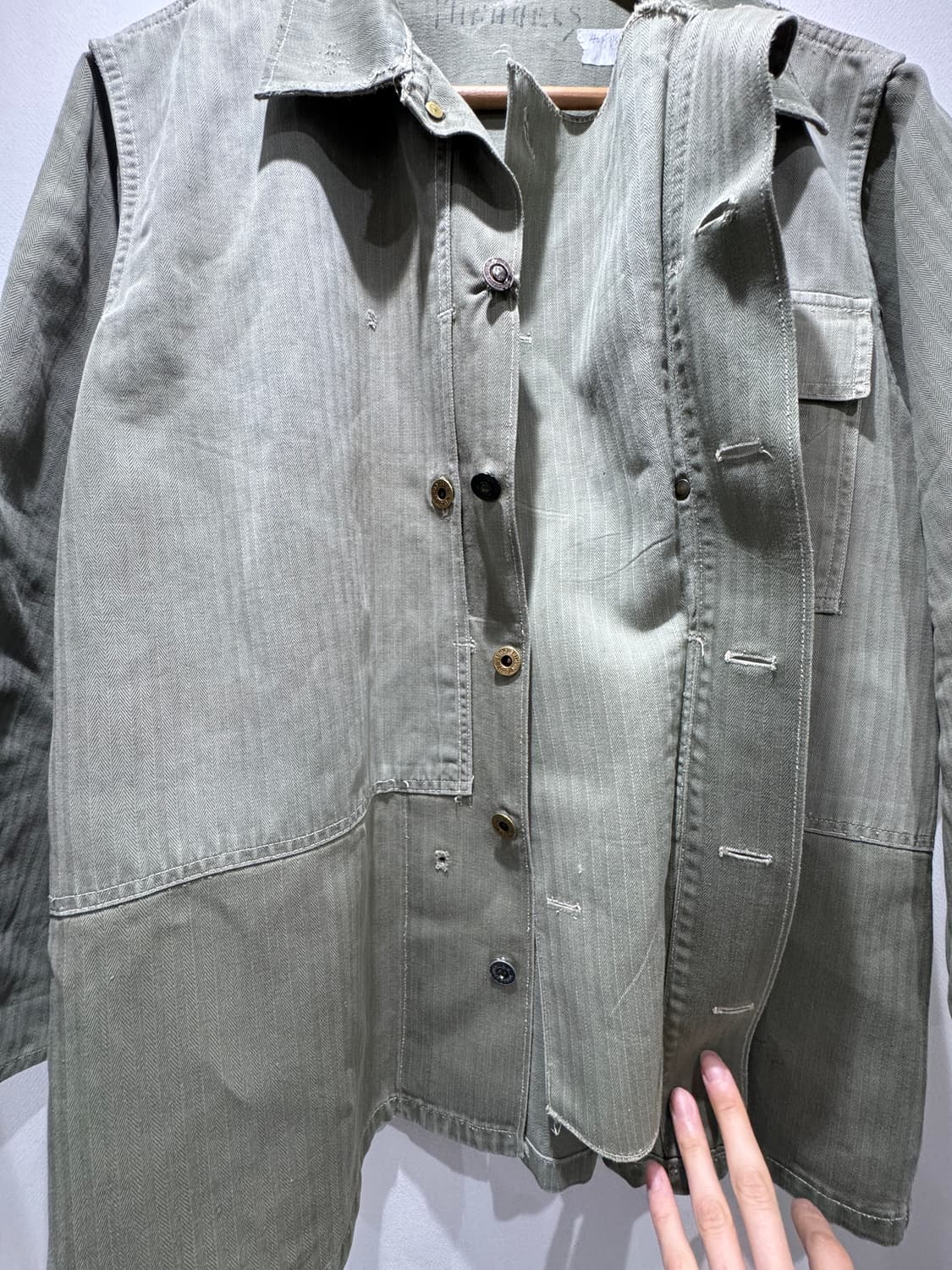 40s USMC P44 HBT 유틸리티 셔츠 상품이미지6