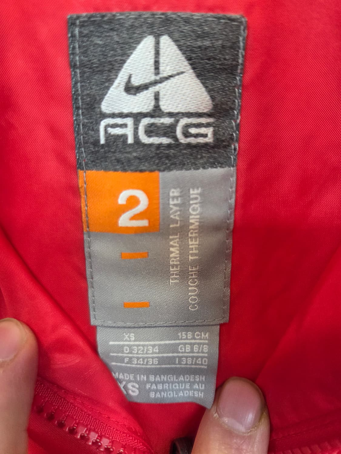 나이키 여성 acg 모노그램 조끼 xs 158cm 상품이미지3