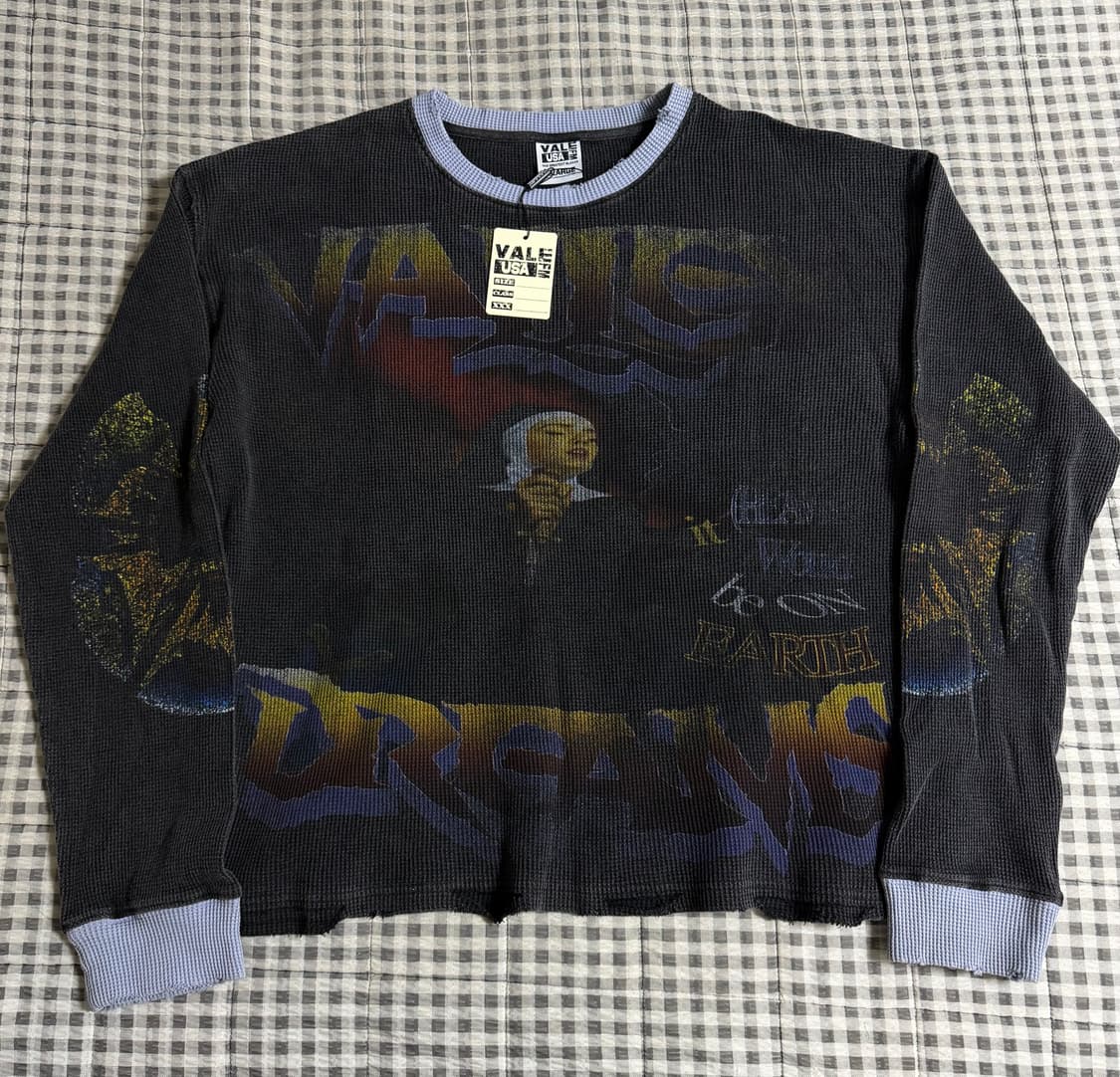 Vale WRATH OF FAITH THERMAL 빈티지 니트 긴팔티 상품이미지2