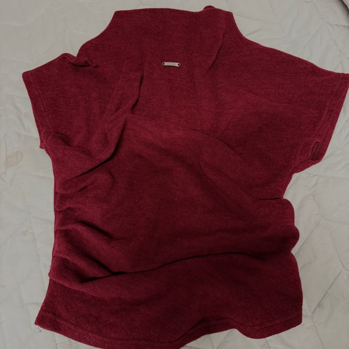 자체제작 하이원스 폴라 반팔 니트 상품이미지2