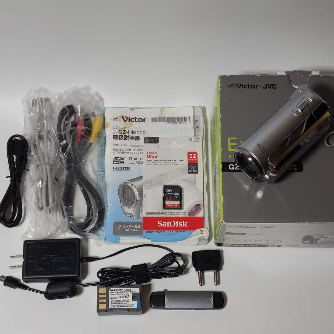 빅터 JVC 에버리오 GZ-HM110 빈티지 캠코더 디카 상품이미지2