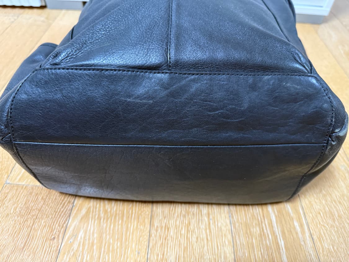 코치 가죽 백팩 블랙 상품이미지5