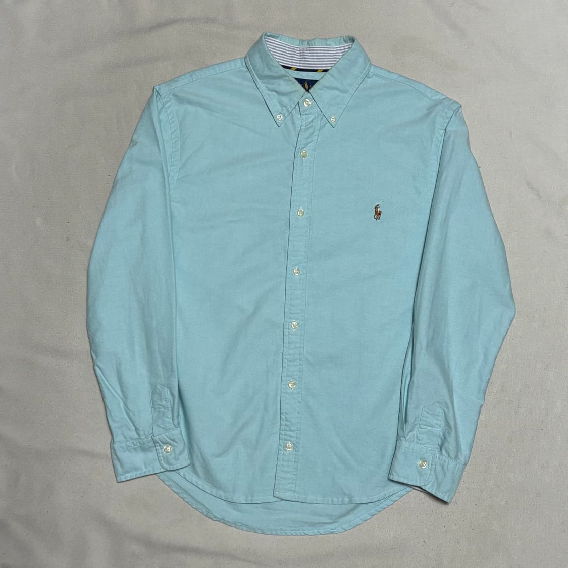 L 폴로랄프로렌 슬림핏 민트 셔츠 상품이미지2