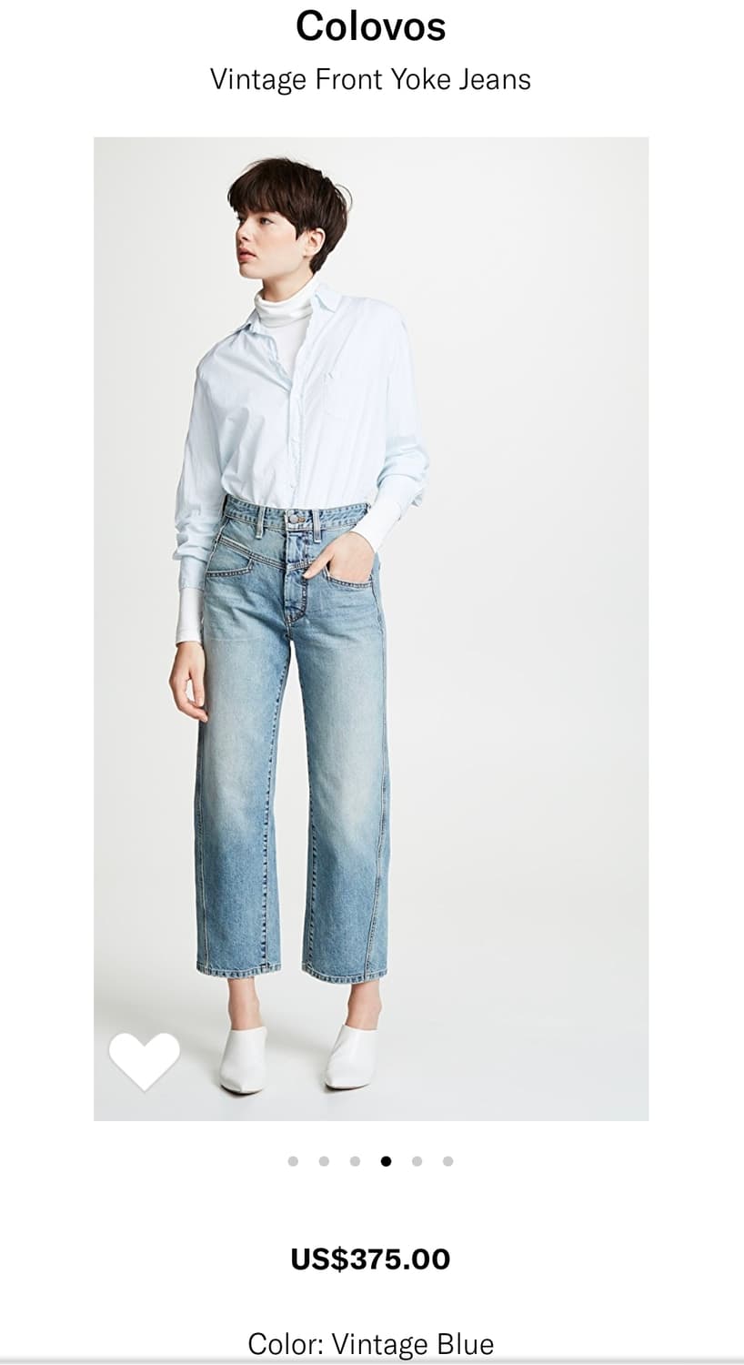 colovos 청바지 25사이즈 상품이미지1