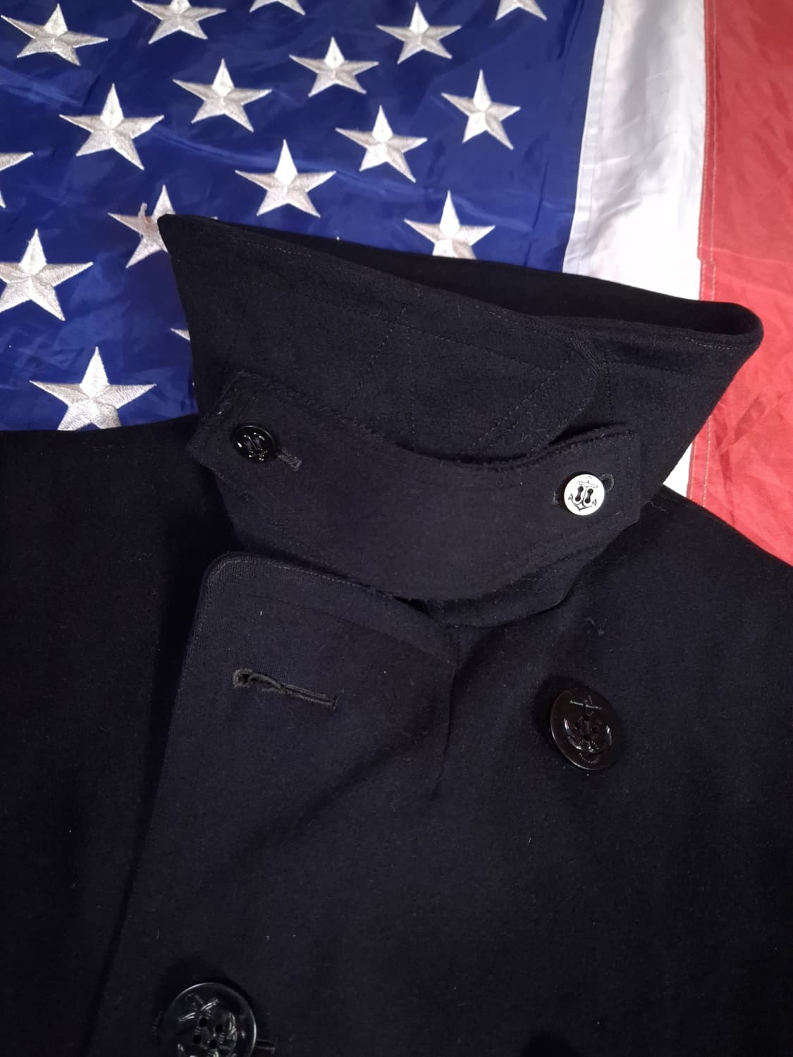 오리지날 WW2 미해군 울 피코트 상품이미지3