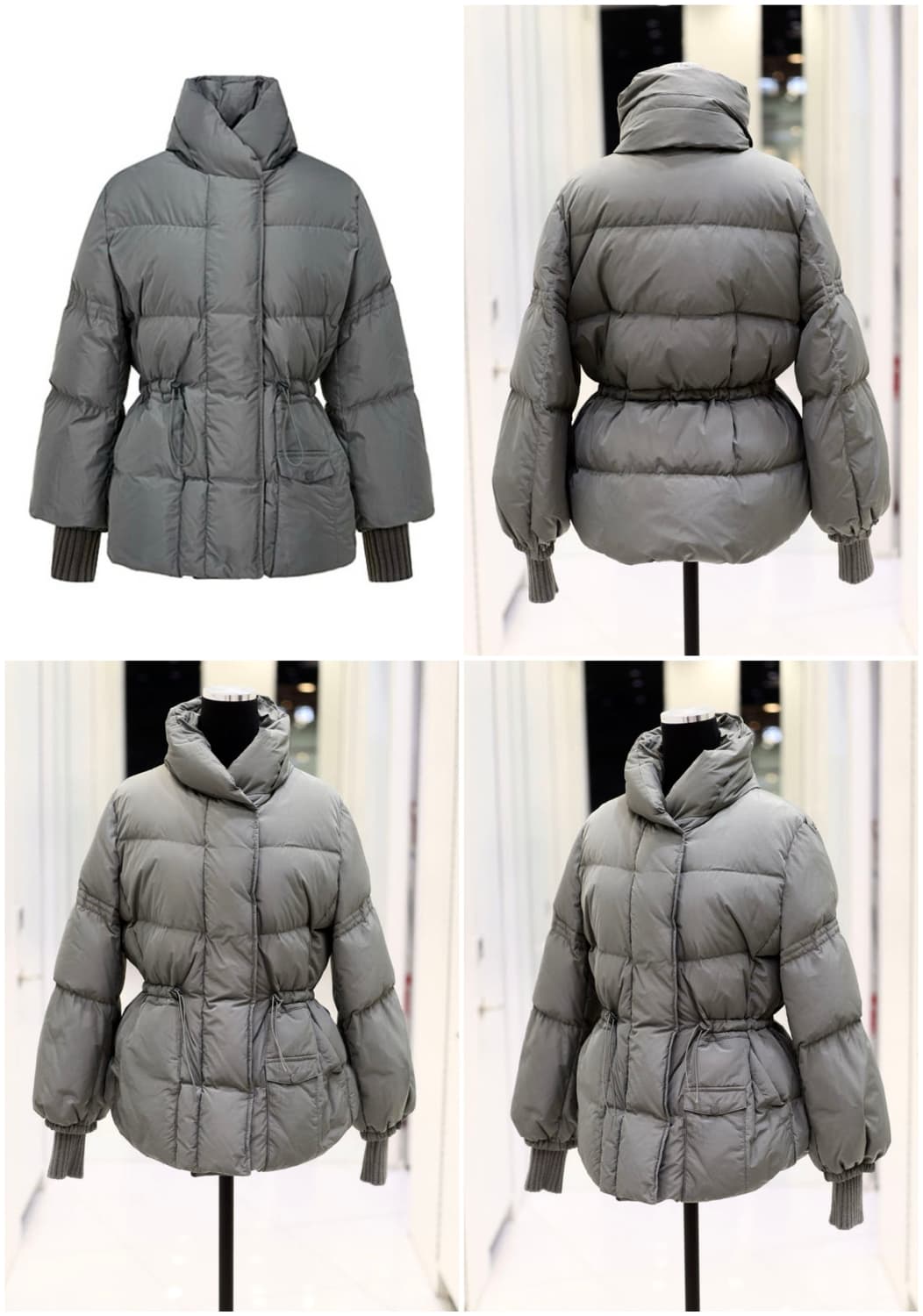 VOV 보브 wool15% 구스다운 투웨이 퍼프 점퍼 패딩 상품이미지1