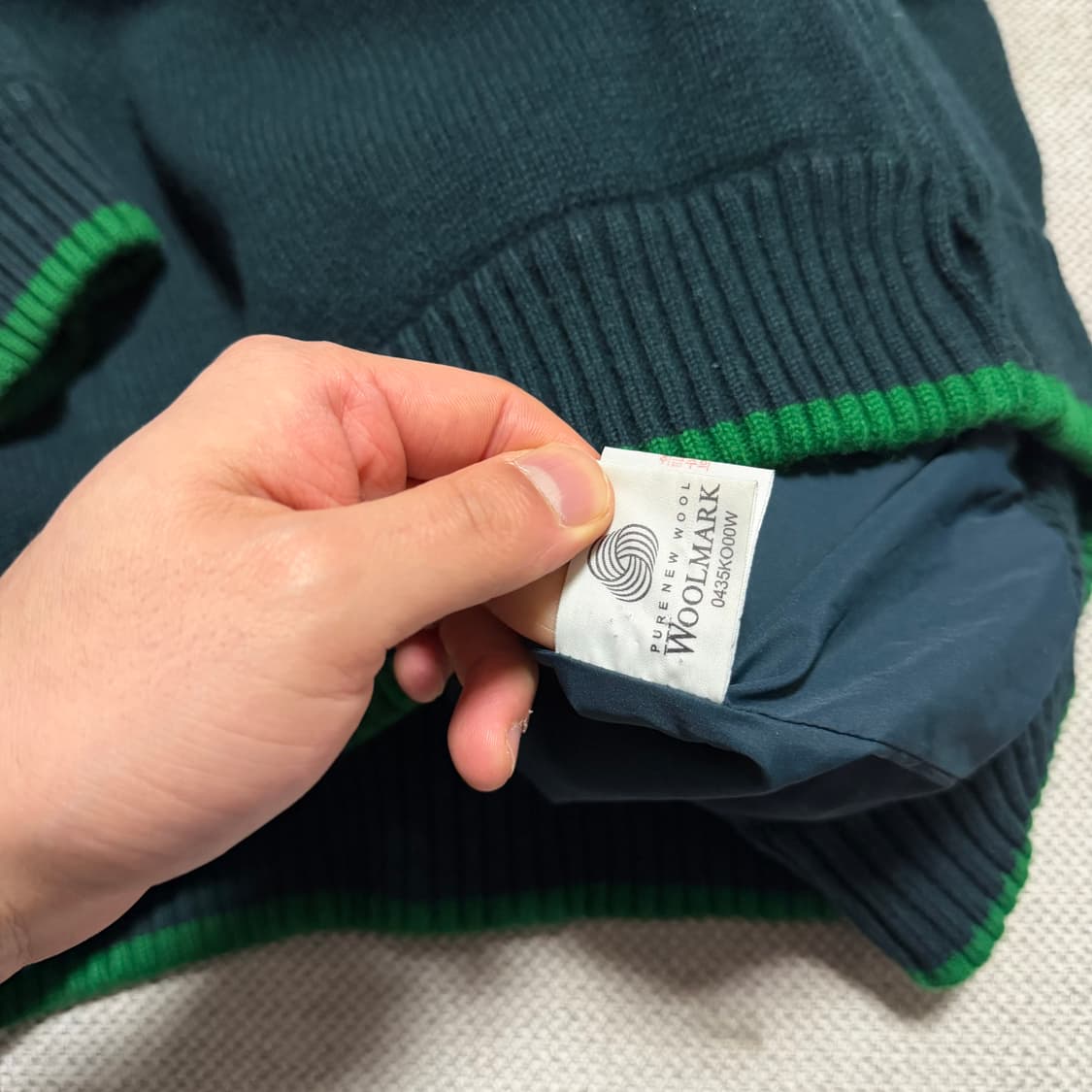 라코스테 울 니트 집업 상품이미지5