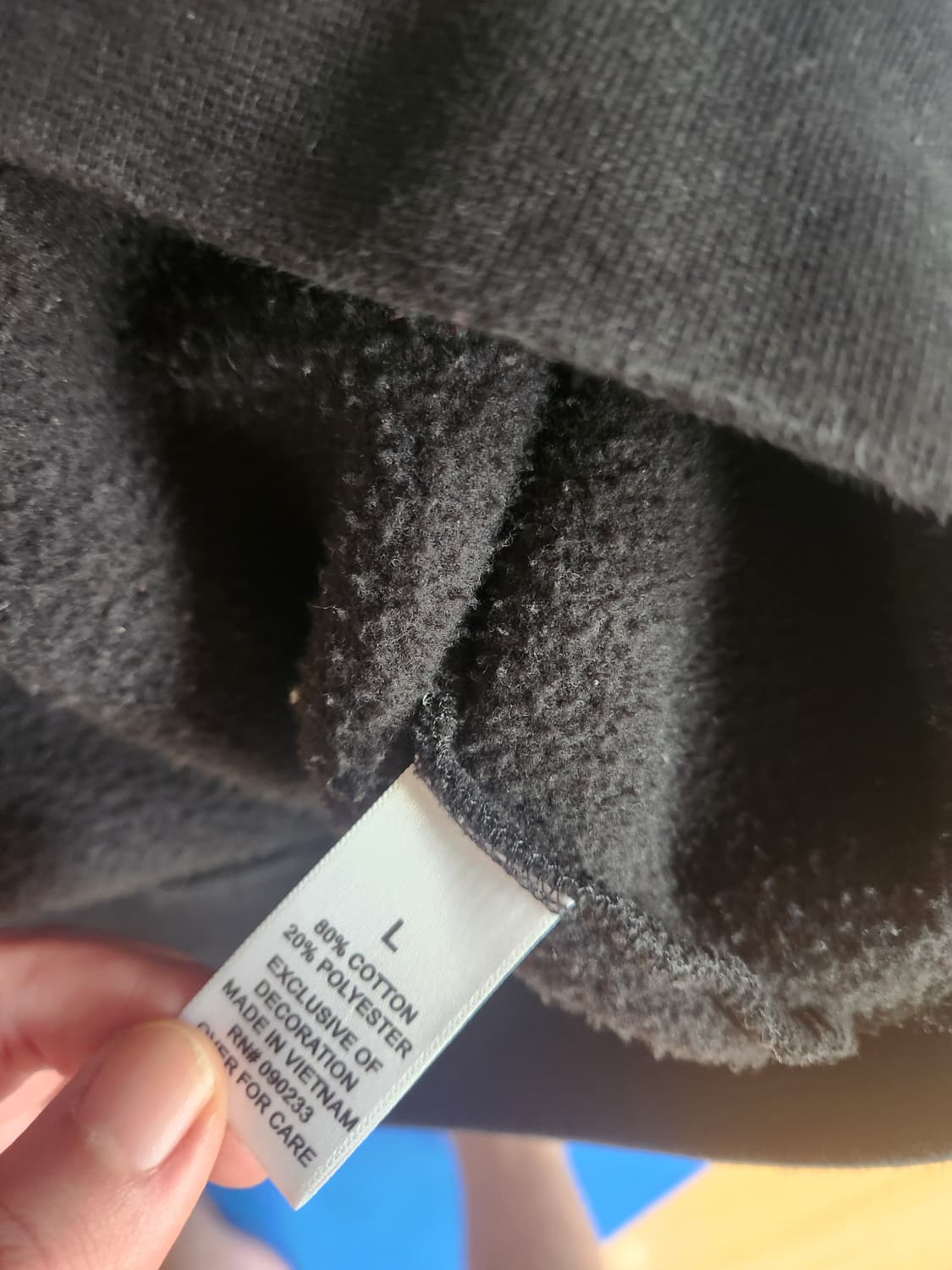 Fear of God 에센셜 블랙 터틀넥 맨투맨 L 상품이미지4