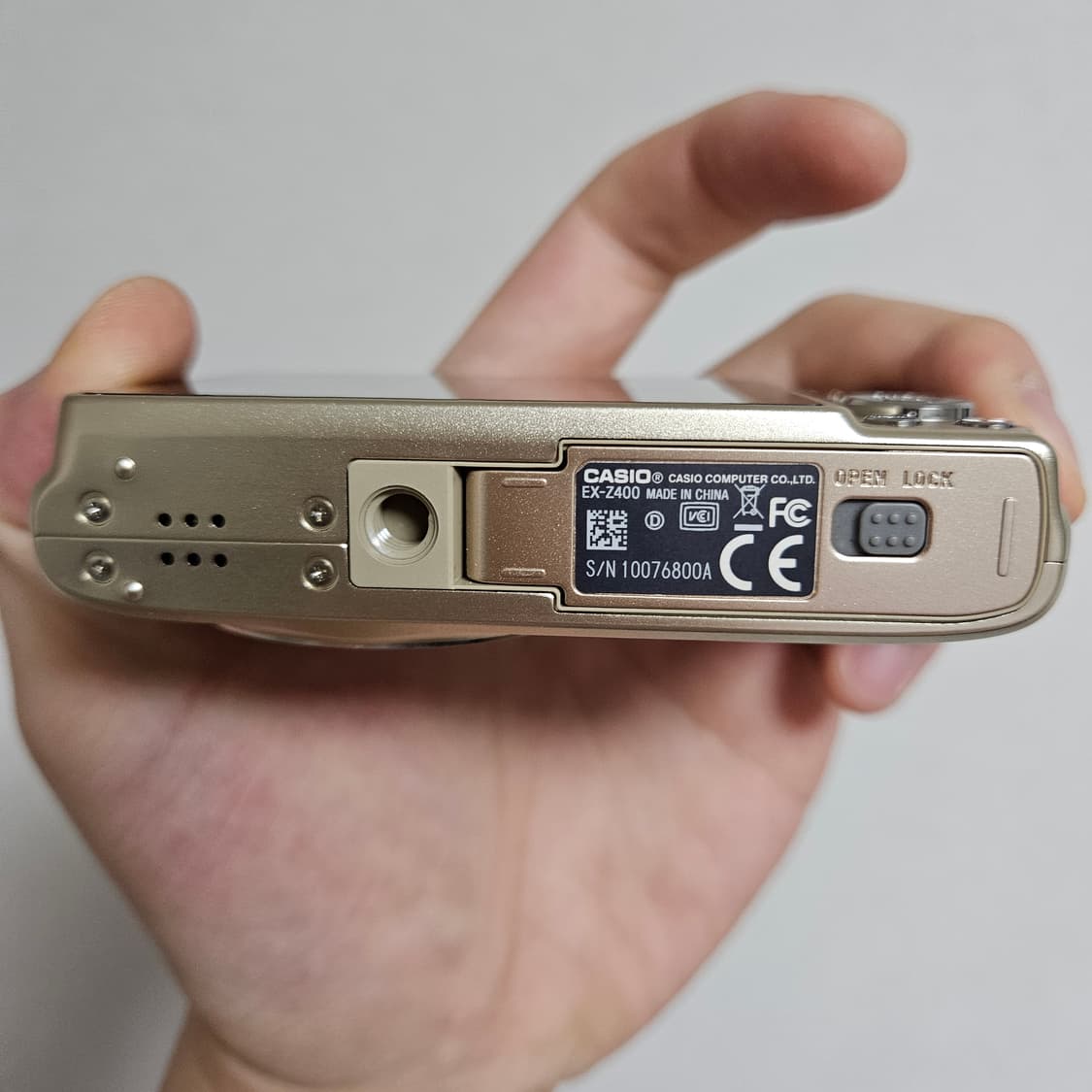 [태연 방지민 디카] 카시오 엑슬림 EX-Z400 골드 빈티지 디카 상품이미지2