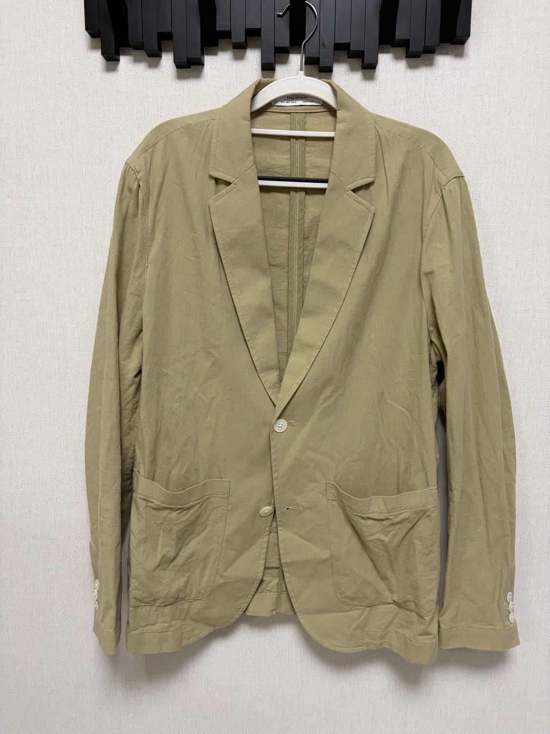 ZARA origins 린넨 블레이저 자켓  상품이미지1