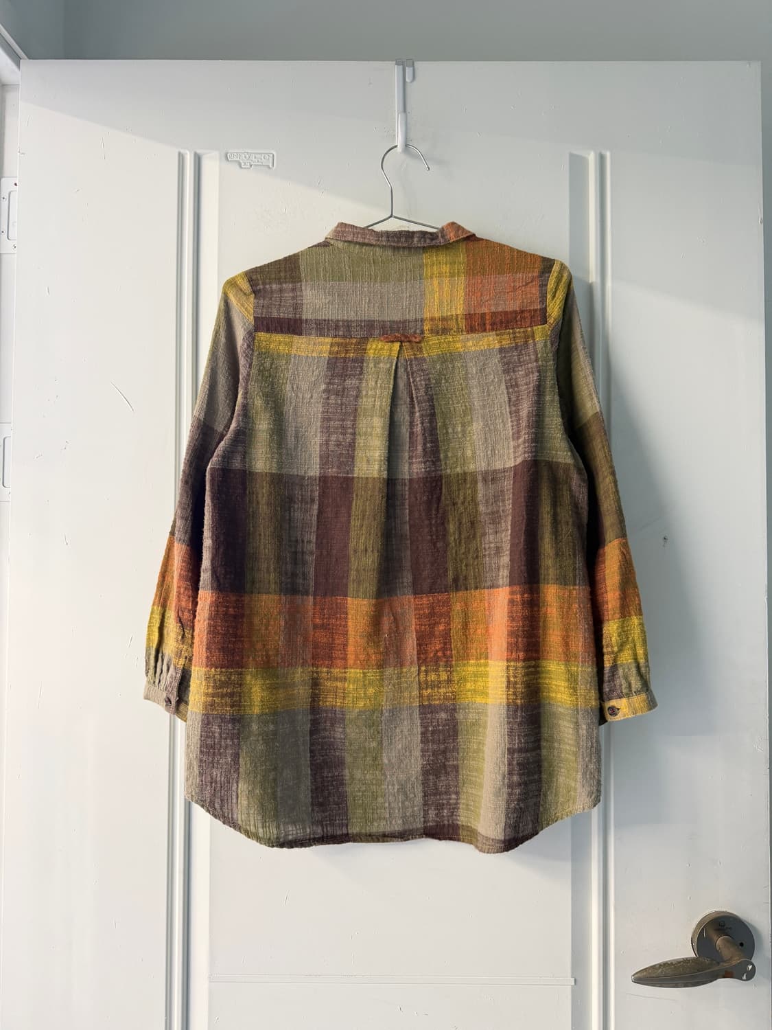 일본빈티지 모리 체크 블라우스 셔츠  상품이미지9