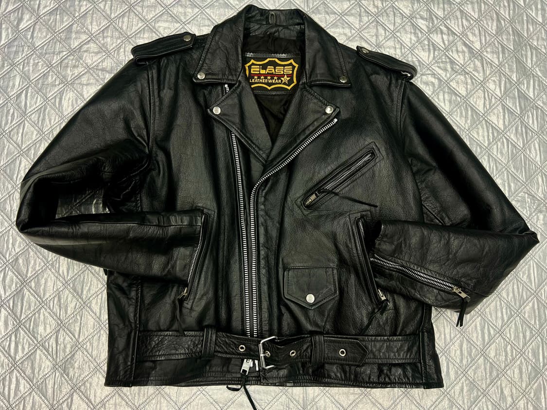 소가죽 더블라이더자켓 100 상품이미지8