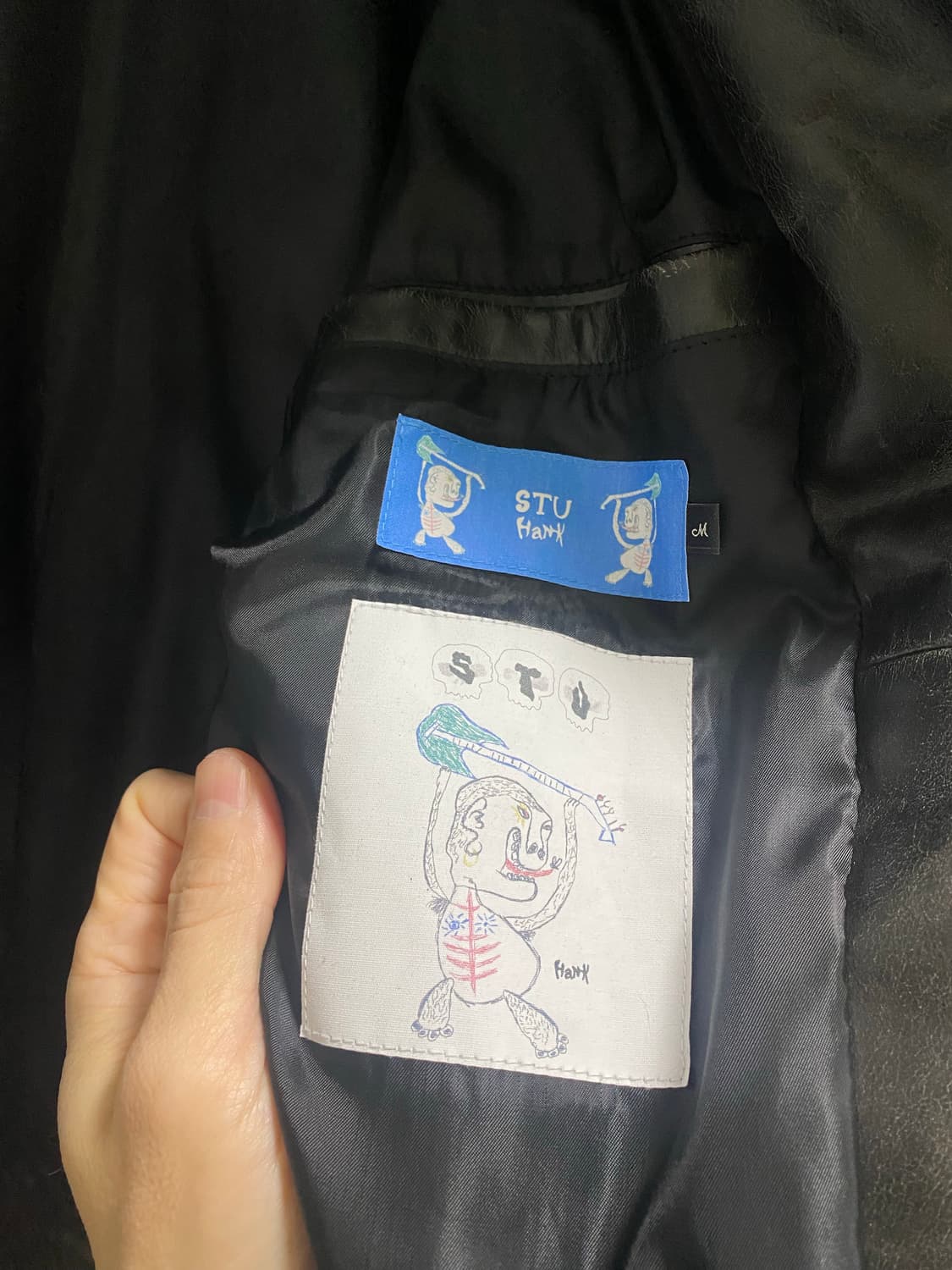 stu 행크 가죽자켓 m 상품이미지5