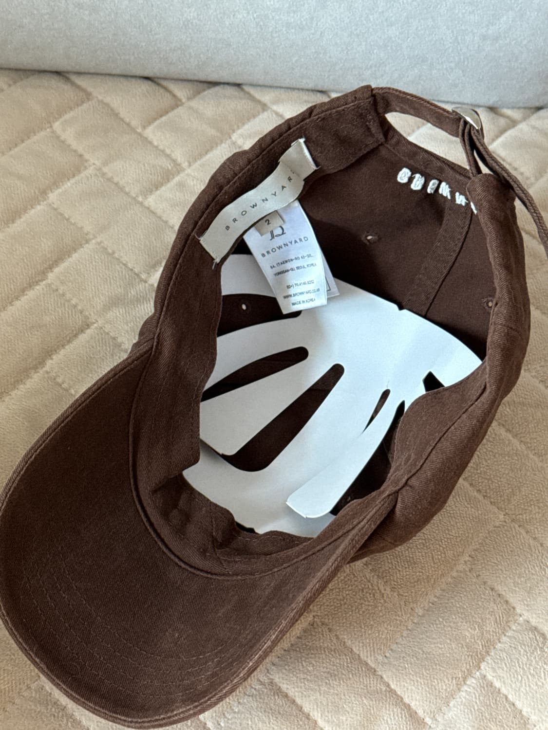 브라운야드 볼캡 브라운 상품이미지5