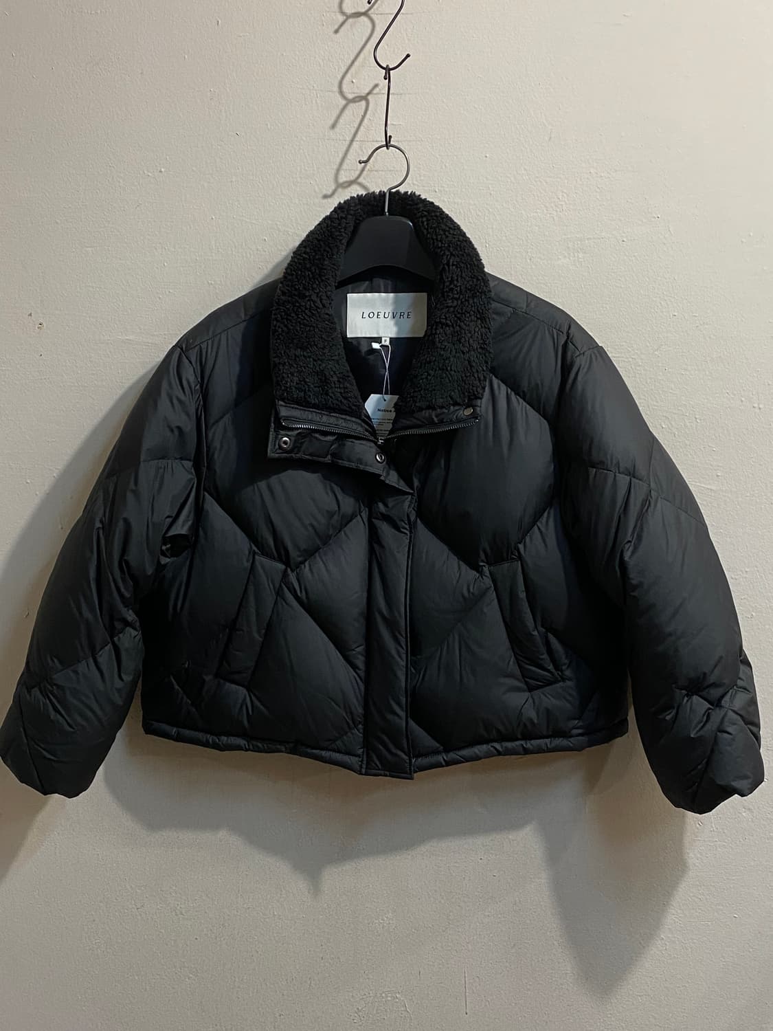 루에브르 퍼 카라 다운 자켓 상품이미지1