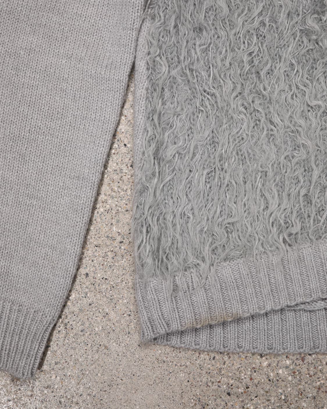Ne-net fur point knit sweat 상품이미지4