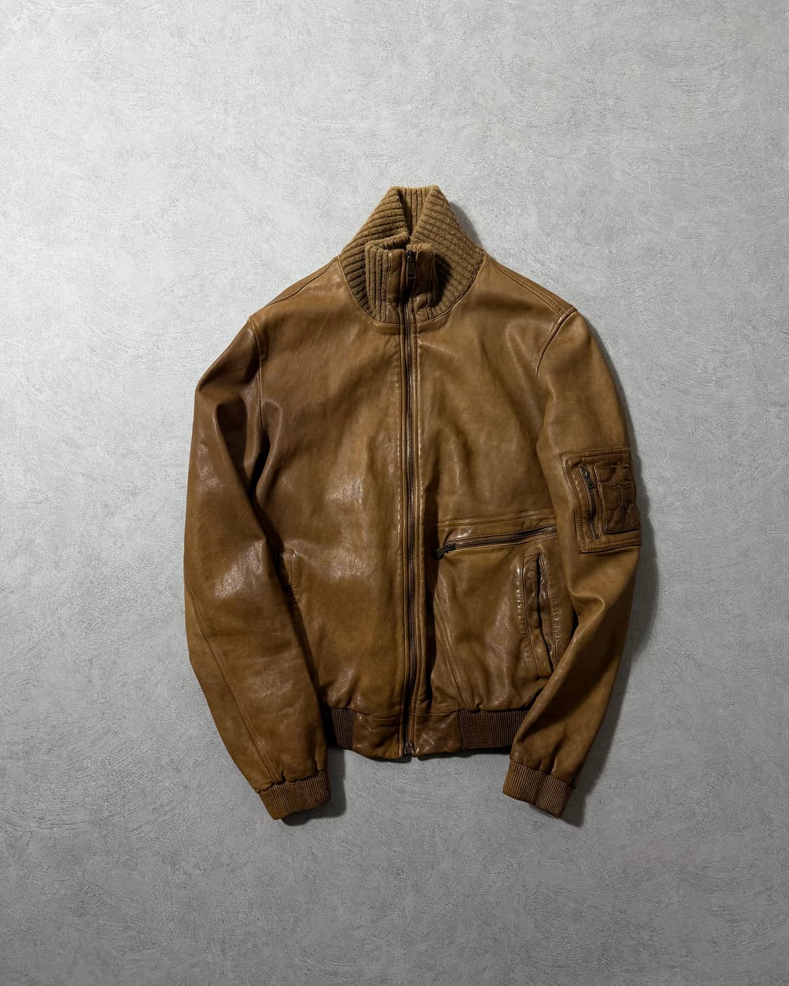 00’S 돌체앤가바나 유틸리티 램스킨 자켓 상품이미지1