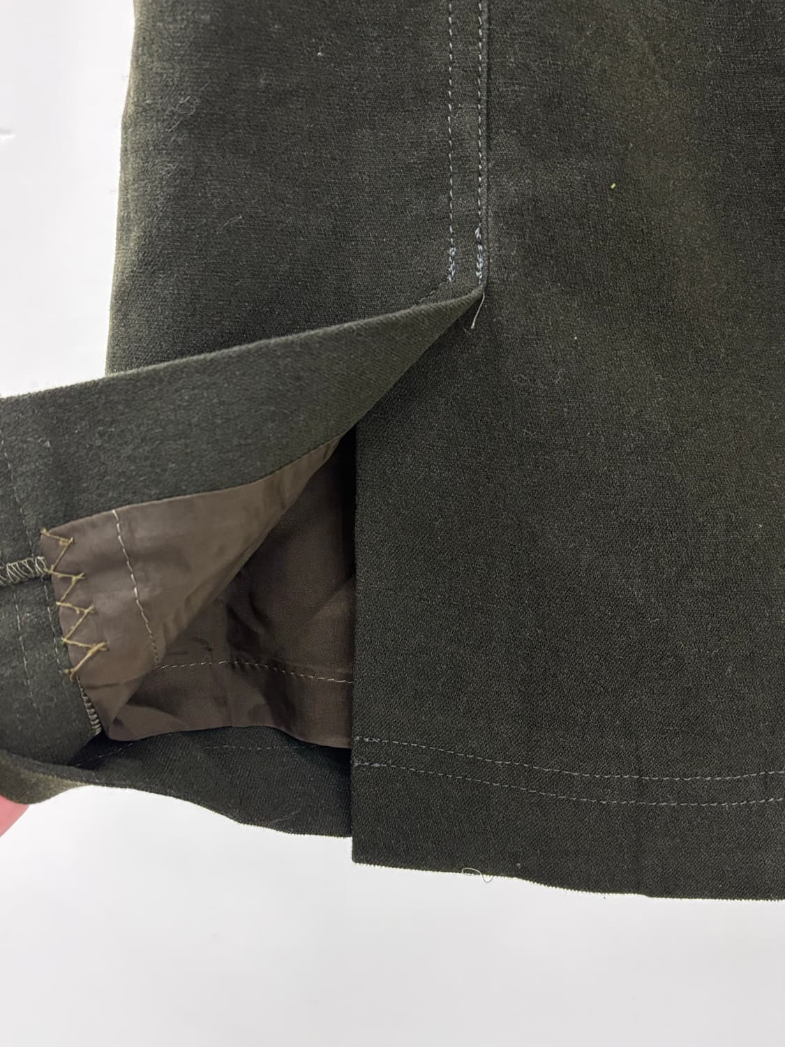 빈티지 카키 스커트 상품이미지4