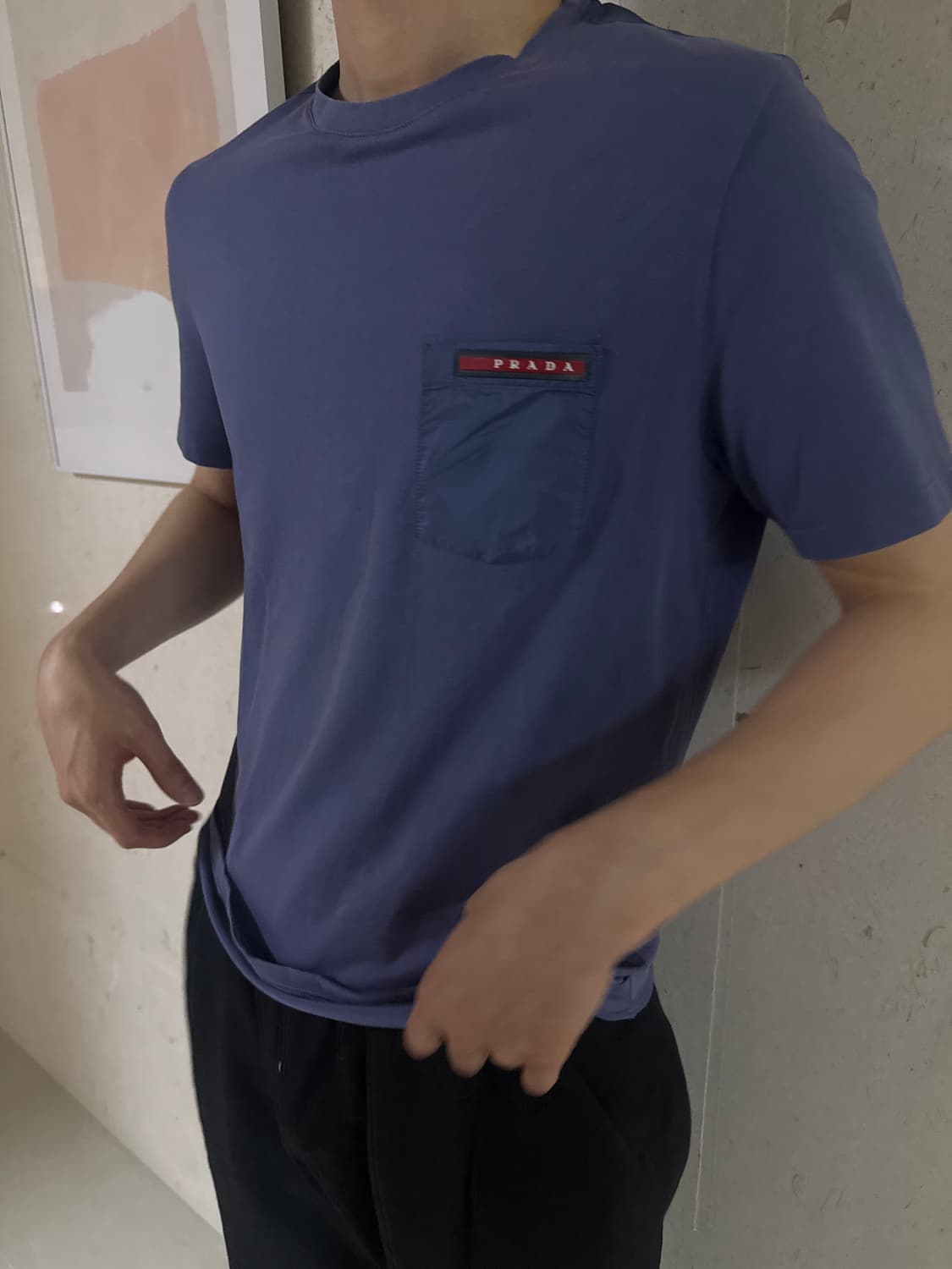 프라다 스포츠 리네아 로사 포켓 티셔츠 상품이미지3