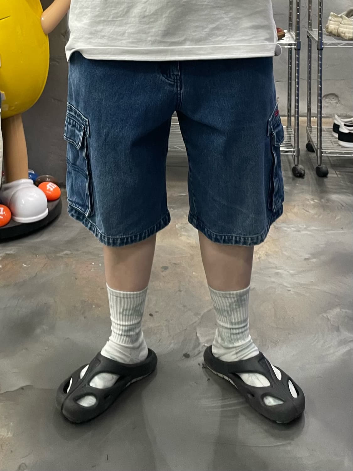 마자플라바 카고 데님 버뮤다 팬츠 상품이미지8