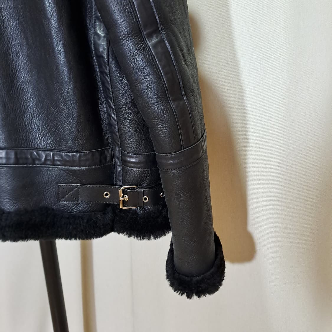 (택포) 양가죽 양털 무스탕 105-110 B455 상품이미지6