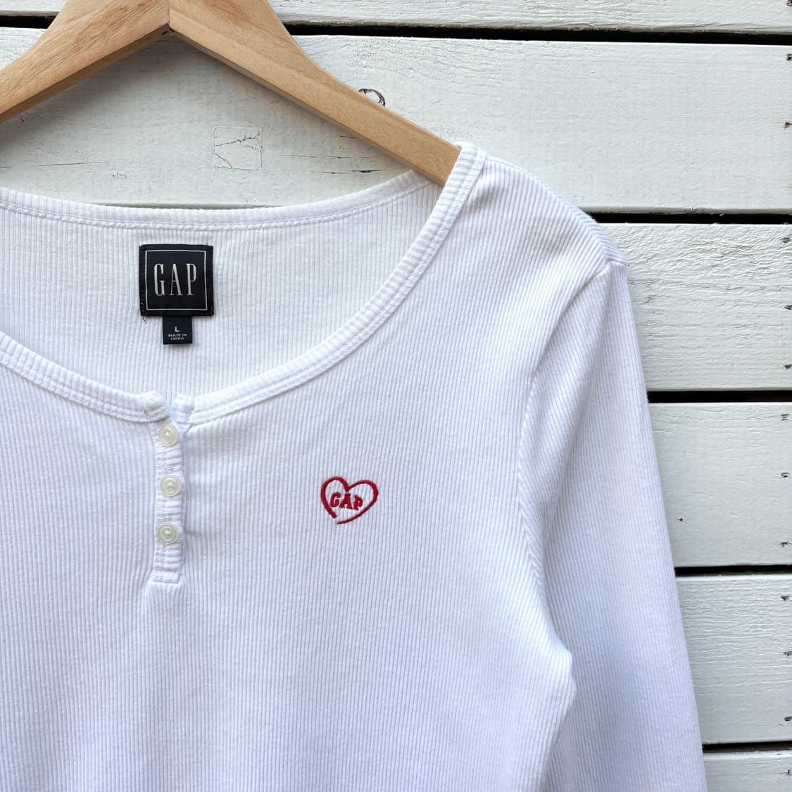 Gap 갭 헨리넥 골지 티셔츠 상품이미지2