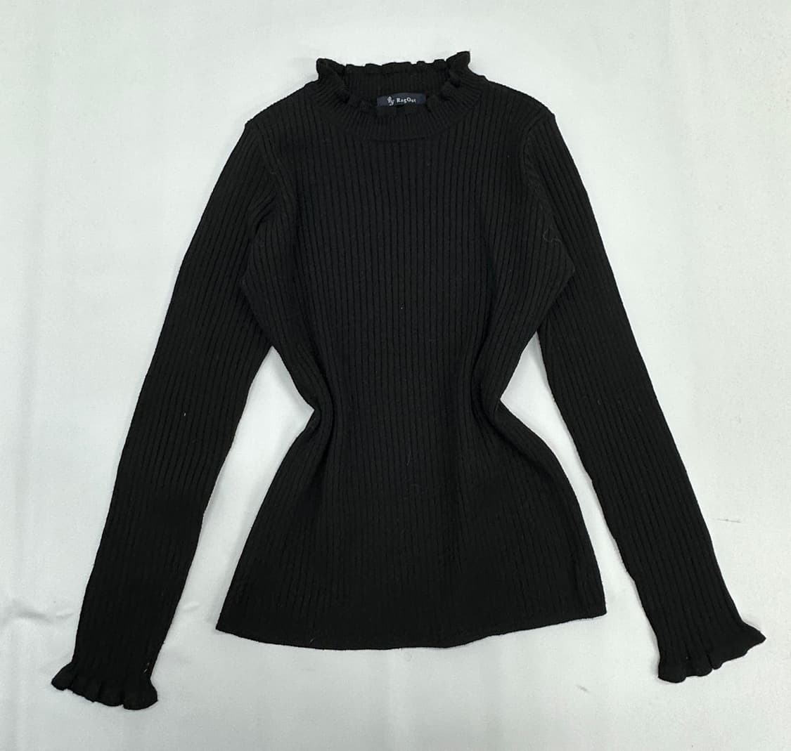 ♠️쇼콜라의 마계룩 코디세트♣️ 갸루 블랙 에스닉 프릴 캉캉 미니스커트 상품이미지7