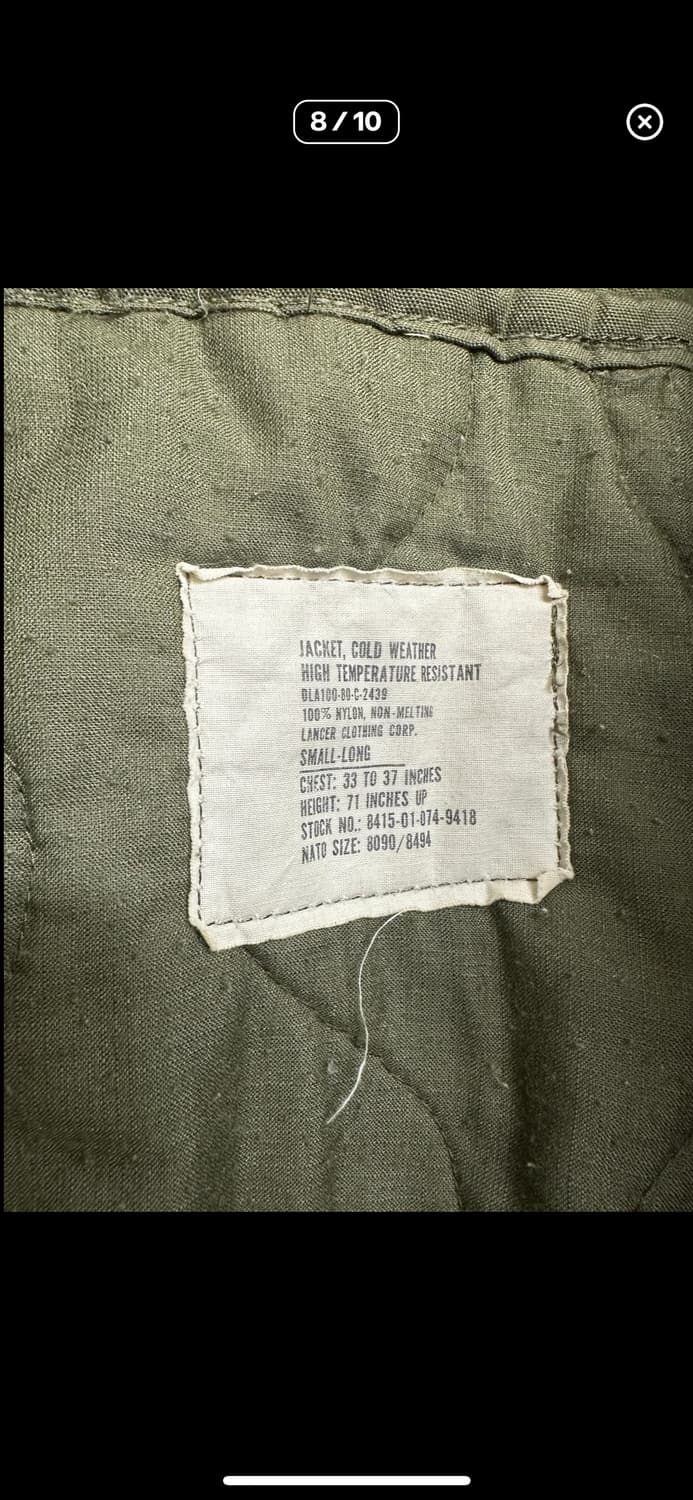 80s cvc 탱커자켓 상품이미지8