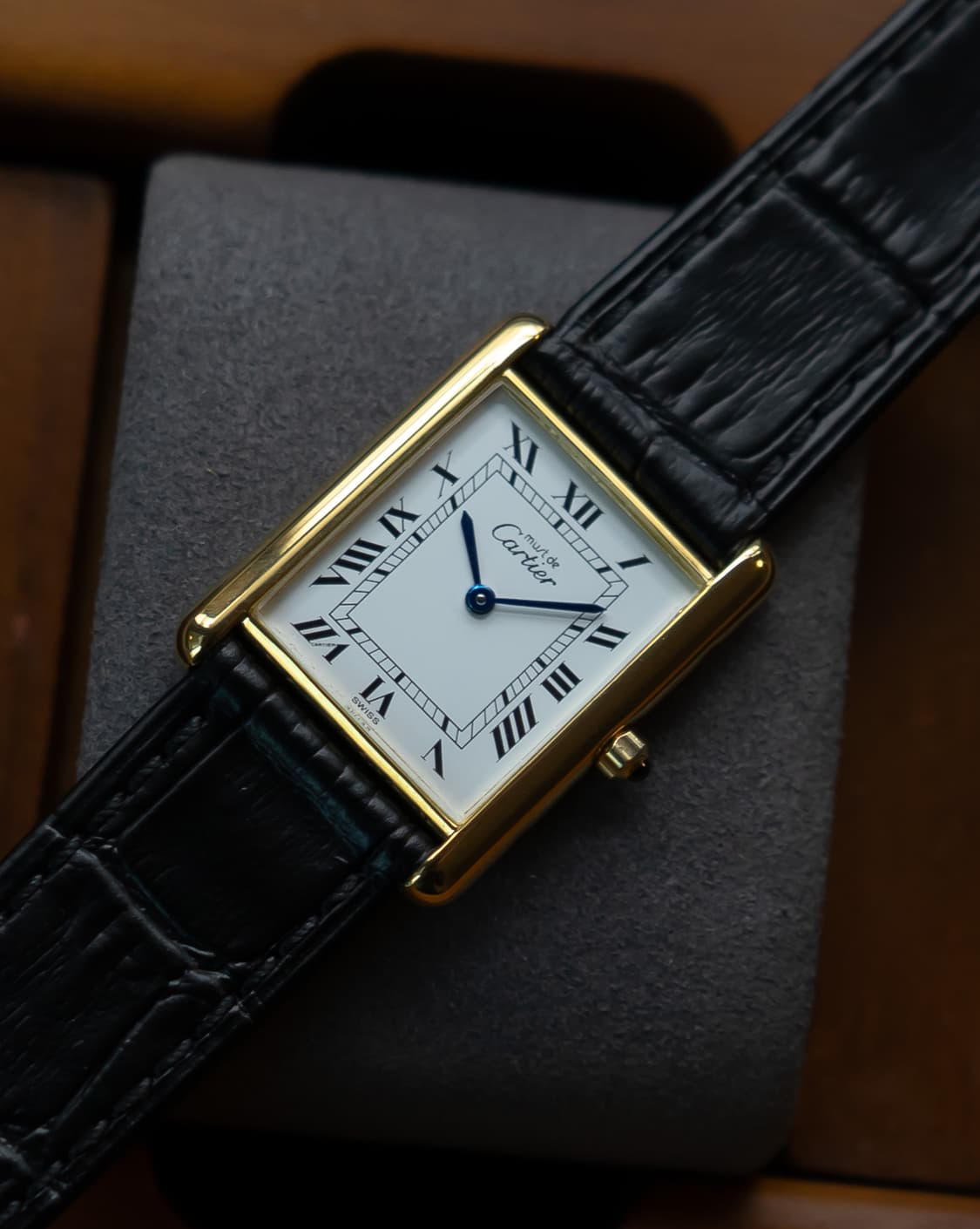 까르띠에 머스트 탱크 lm 쿼츠 빈티지 시계 상품이미지1